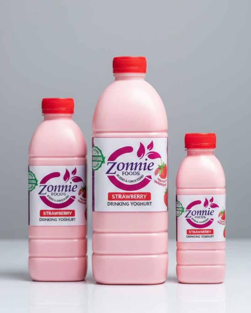 50CL Strawberry Drinking Yoghurt - Image 2