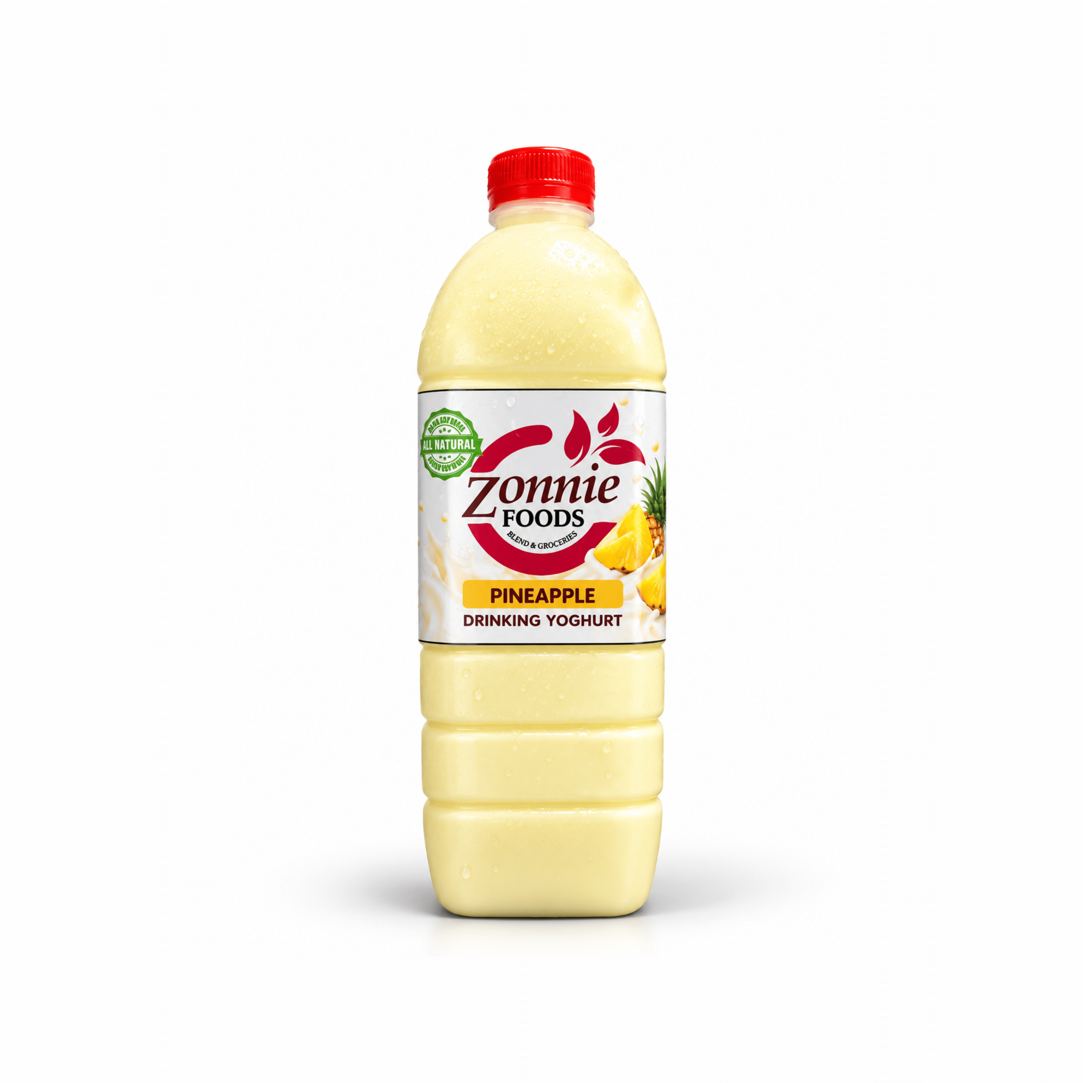 1 Liter Pineapple Drinking Yoghurt